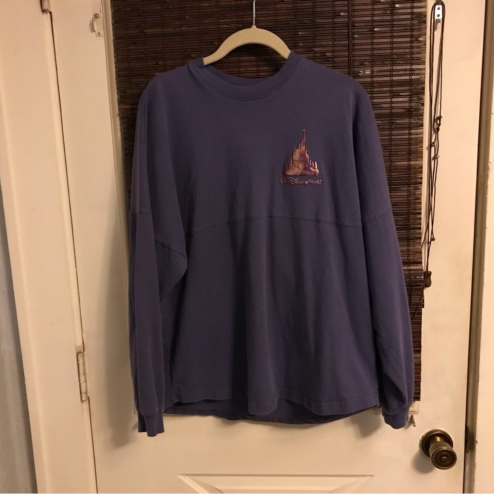 Walt Disney World Puff Metallic Copper Logo Spirit Jersey Size Adult